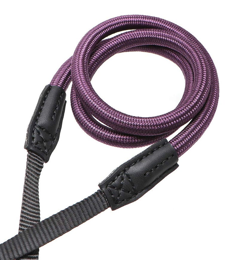 HITHUT Quick Release Camera Neck Strap Shoulder Strap Belt for Mirrorless Digital Cameras Climbing Rope with Quick Release QD Loops Connector with O-Ring Adjustable Length 30-53inch Purple - Image 4